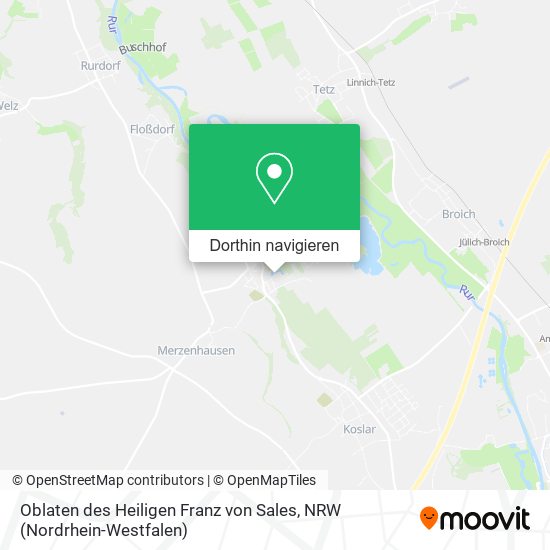 Oblaten des Heiligen Franz von Sales Karte