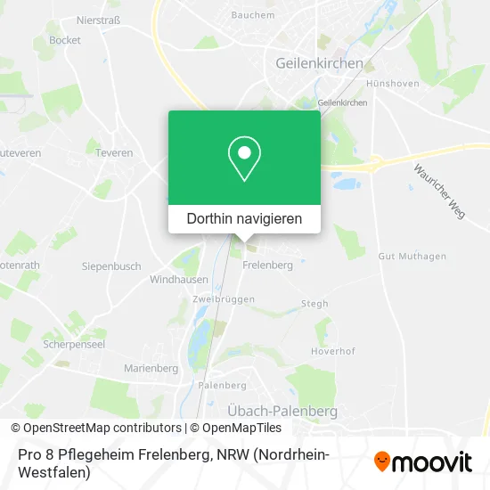 Pro 8 Pflegeheim Frelenberg Karte