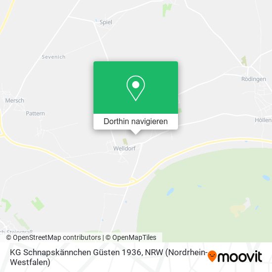KG Schnapskännchen Güsten 1936 Karte