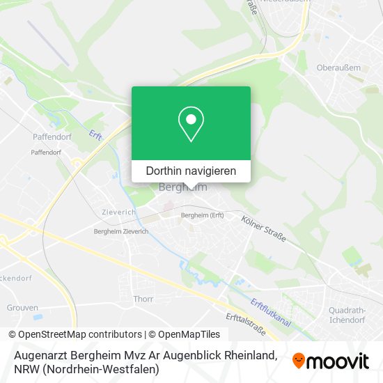 Augenarzt Bergheim Mvz Ar Augenblick Rheinland Karte