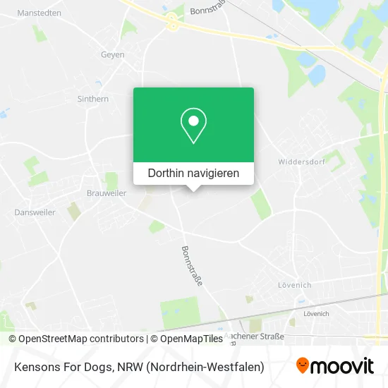 Kensons For Dogs Karte