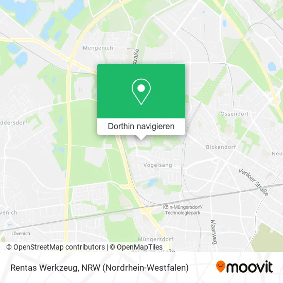 Rentas Werkzeug Karte