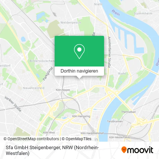 Sfa GmbH Steigenberger Karte