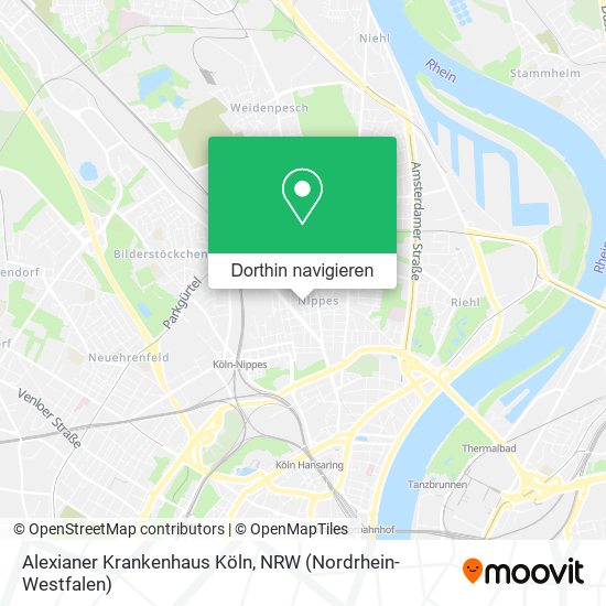 Alexianer Krankenhaus Köln Karte