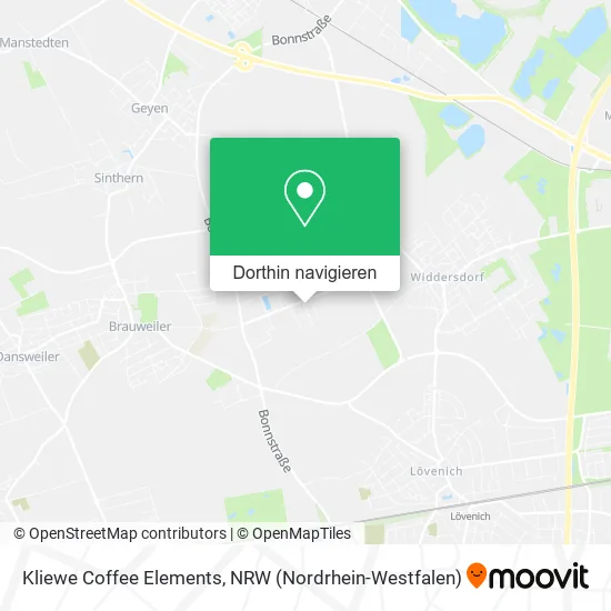 Kliewe Coffee Elements Karte