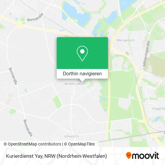 Kurierdienst Yay Karte