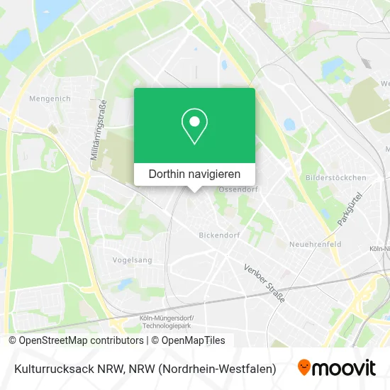 Kulturrucksack NRW Karte
