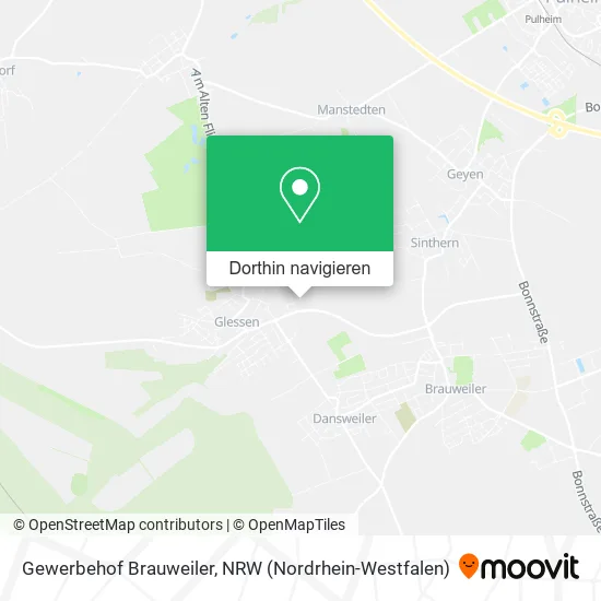 Gewerbehof Brauweiler Karte