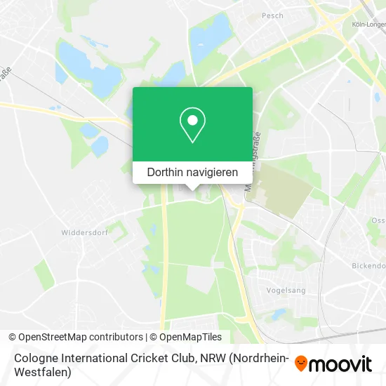 Cologne International Cricket Club Karte