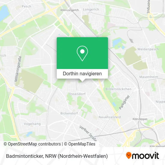 Badmintonticker Karte