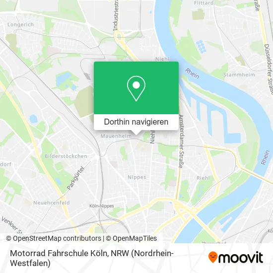 Motorrad Fahrschule Köln Karte