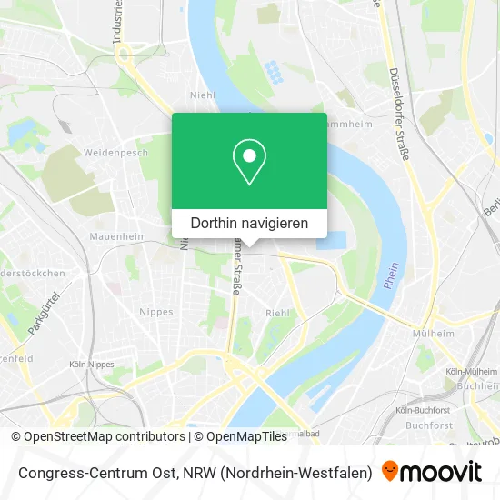 Congress-Centrum Ost Karte