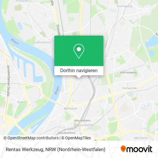 Rentas Werkzeug Karte