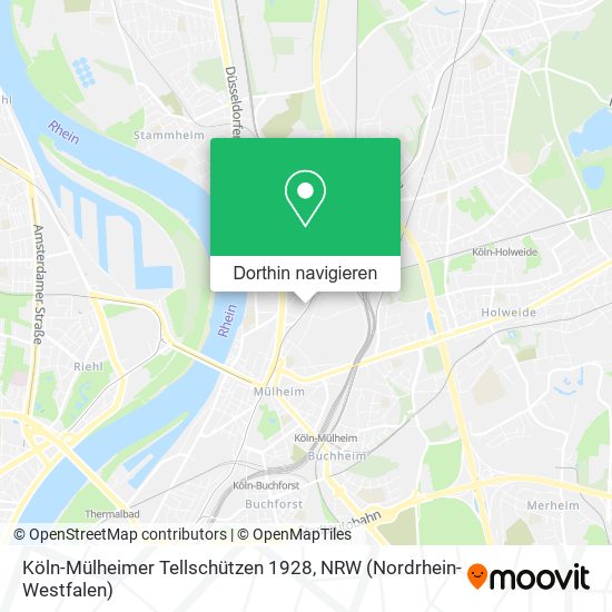 Köln-Mülheimer Tellschützen 1928 Karte
