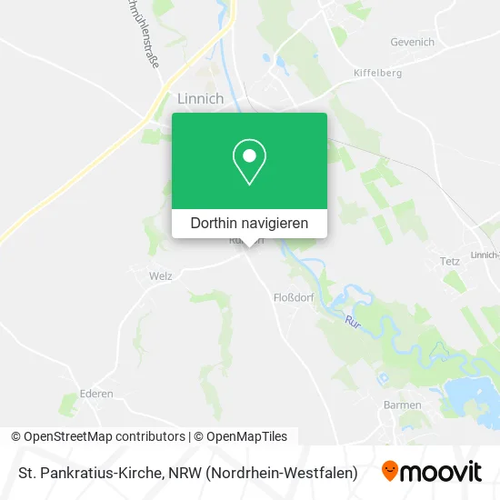 St. Pankratius-Kirche Karte