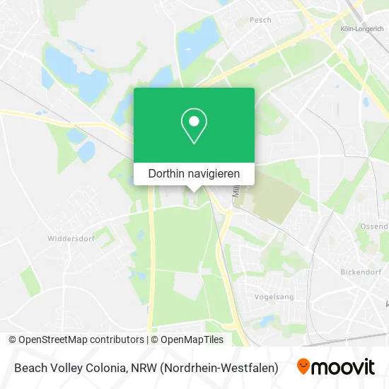 Beach Volley Colonia Karte