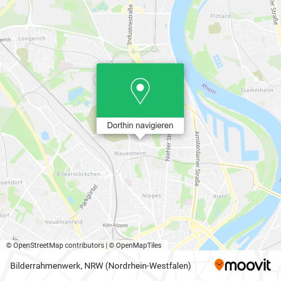 Bilderrahmenwerk Karte