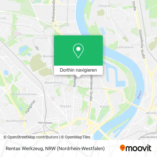 Rentas Werkzeug Karte