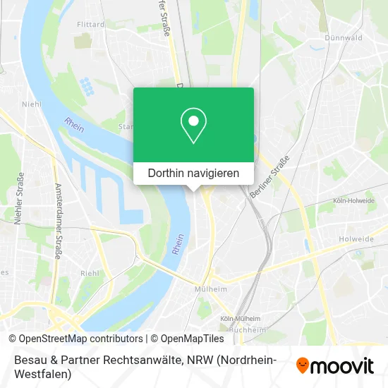 Besau & Partner Rechtsanwälte Karte