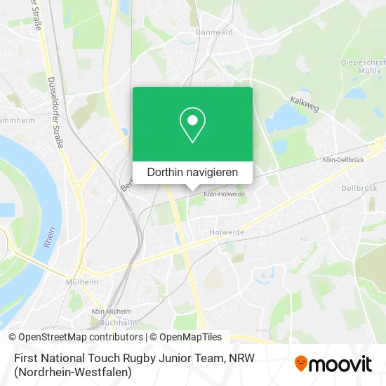 First National Touch Rugby Junior Team Karte