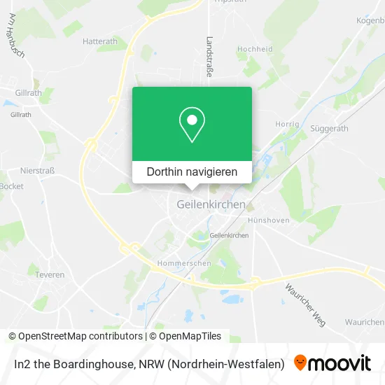 In2 the Boardinghouse Karte