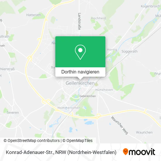 Konrad-Adenauer-Str. Karte