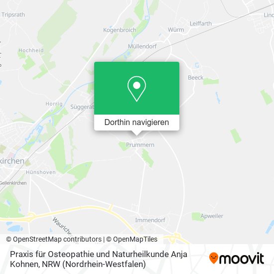 Praxis für Osteopathie und Naturheilkunde Anja Kohnen Karte