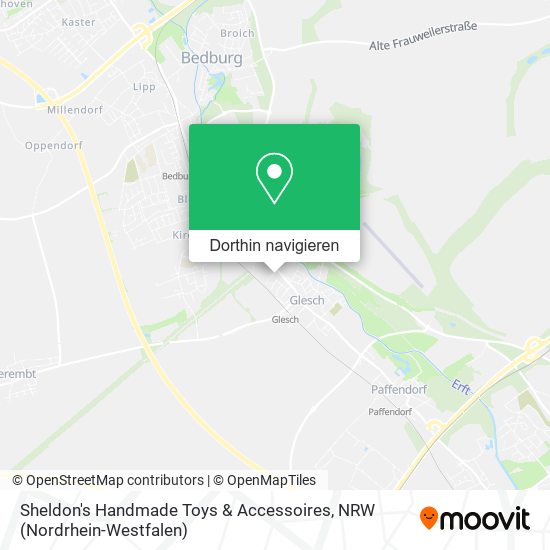 Sheldon's Handmade Toys & Accessoires Karte