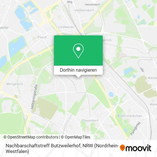 Nachbarschaftstreff Butzweilerhof Karte