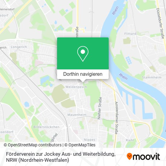 Förderverein zur Jockey Aus- und Weiterbildung Karte