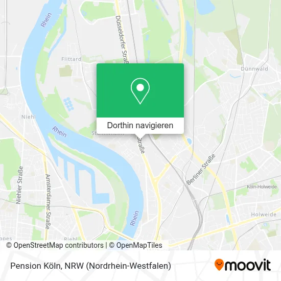 Pension Köln Karte