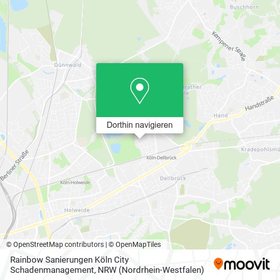 Rainbow Sanierungen Köln City Schadenmanagement Karte