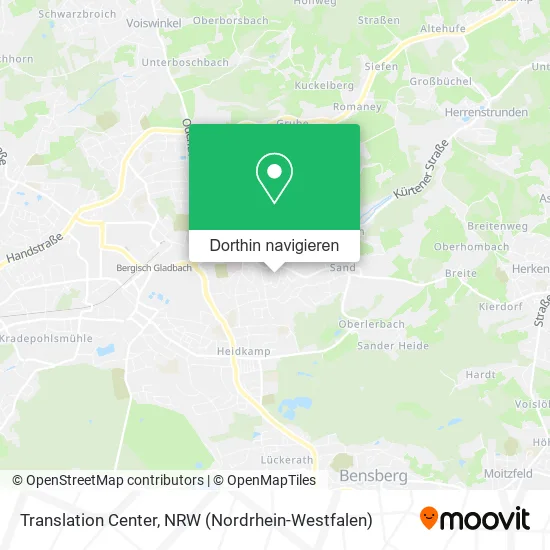 Translation Center Karte