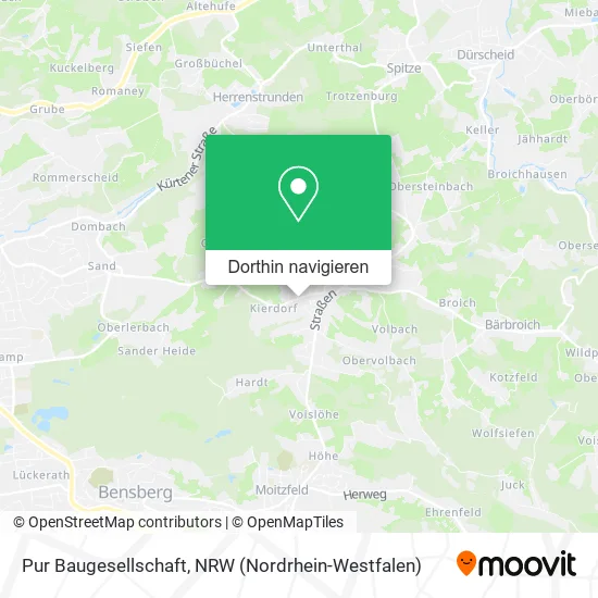 Pur Baugesellschaft Karte