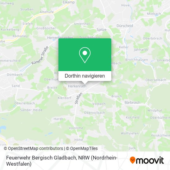 Feuerwehr Bergisch Gladbach Karte