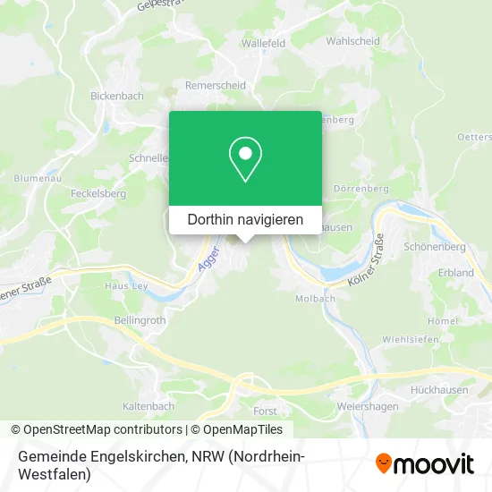 Gemeinde Engelskirchen Karte