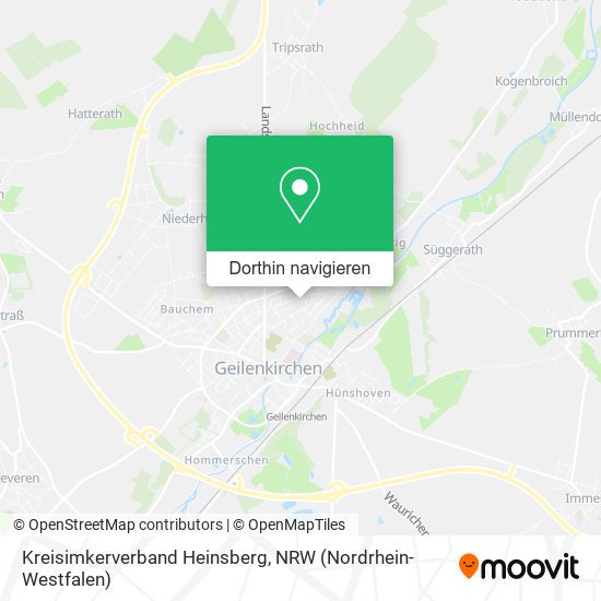 Kreisimkerverband Heinsberg Karte