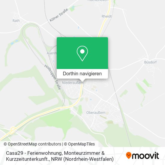 Casa29 - Ferienwohnung, Monteurzimmer & Kurzzeitunterkunft. Karte