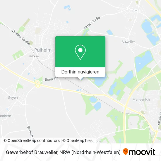 Gewerbehof Brauweiler Karte