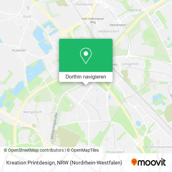 Kreation Printdesign Karte