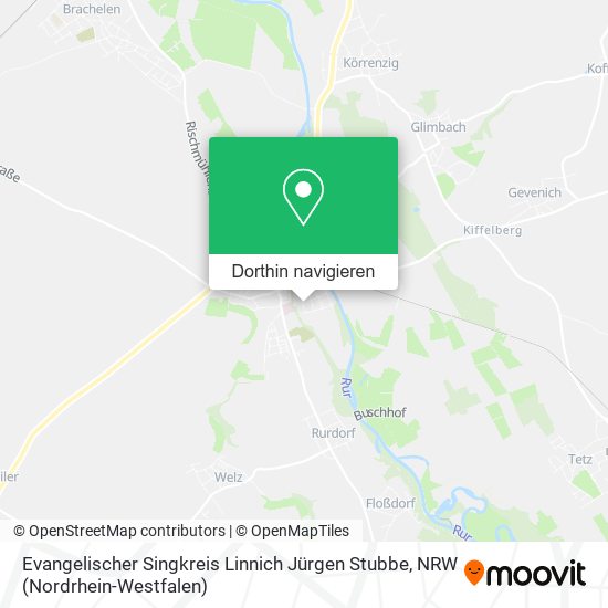 Evangelischer Singkreis Linnich Jürgen Stubbe Karte