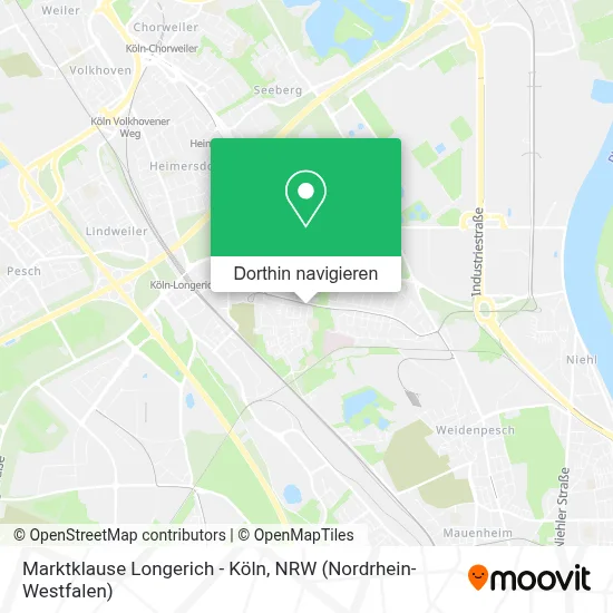 Marktklause Longerich - Köln Karte