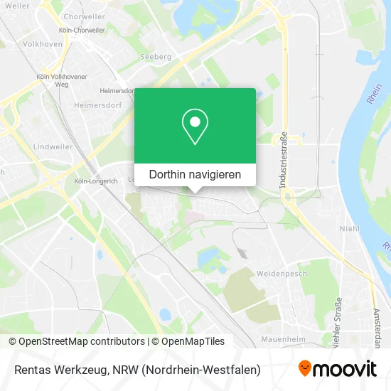 Rentas Werkzeug Karte