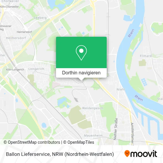 Ballon Lieferservice Karte