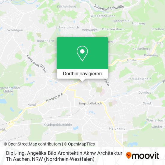 Dipl.-Ing. Angelika Bilo Architektin Aknw Architektur Th Aachen Karte