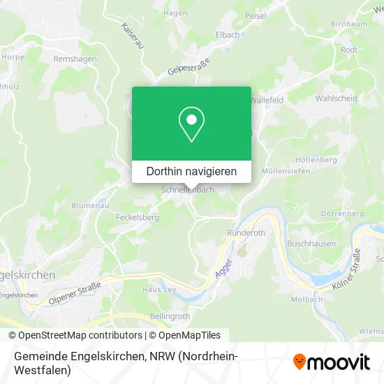 Gemeinde Engelskirchen Karte