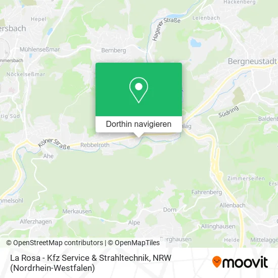 La Rosa - Kfz Service & Strahltechnik Karte