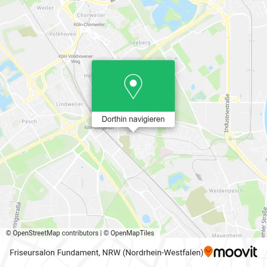 Friseursalon Fundament Karte