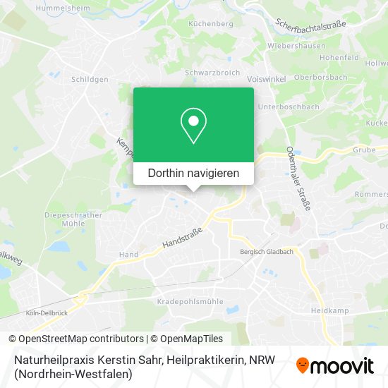 Naturheilpraxis Kerstin Sahr, Heilpraktikerin Karte