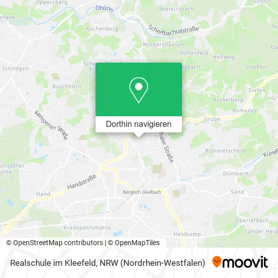 Realschule im Kleefeld Karte